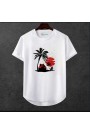 Unisex Oversize Şehir Baskili T-shirt